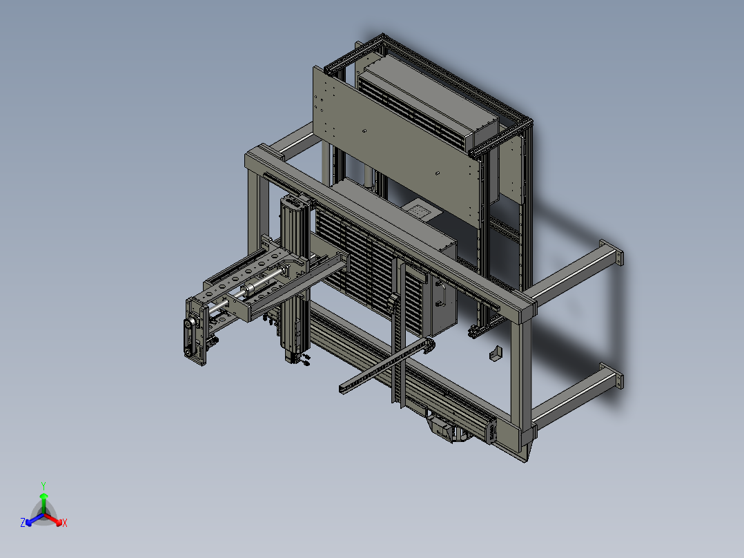 A+绝缘罩自动上料正等轴测图