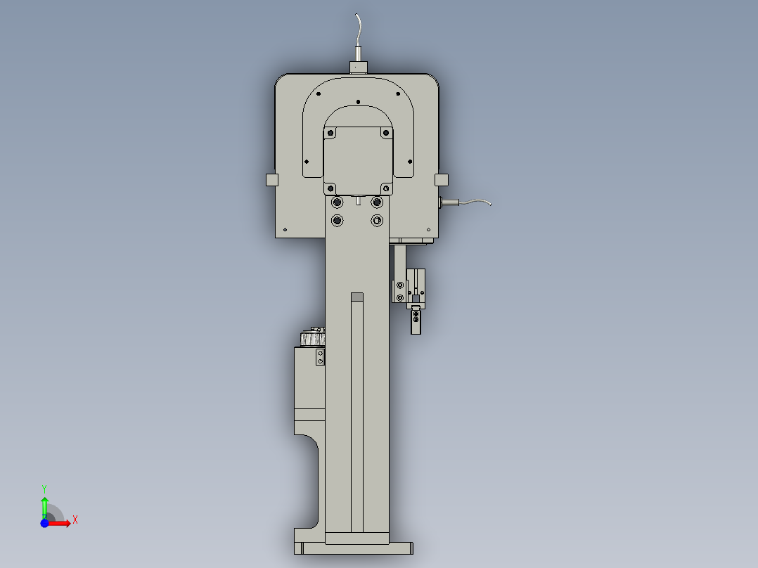 HG004-01-00悬臂进料前视图