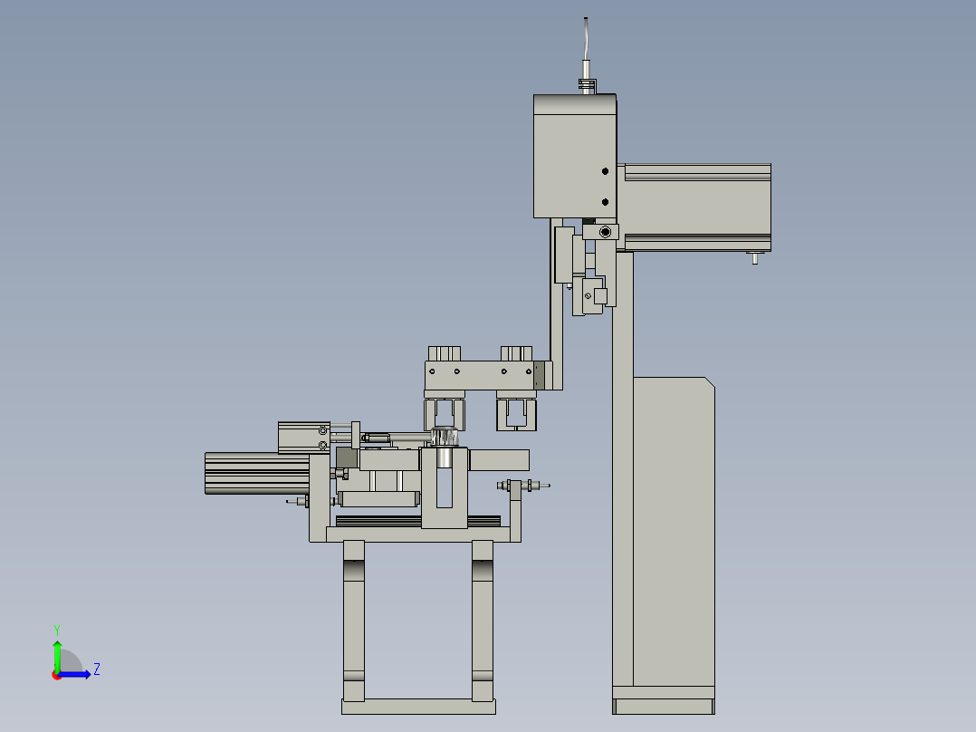 HG004-01-00悬臂进料左视图