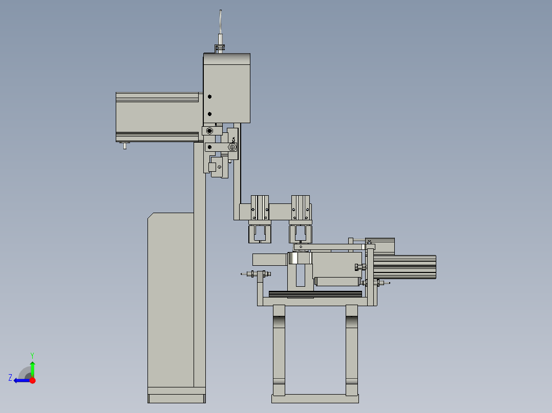 HG004-01-00悬臂进料右视图