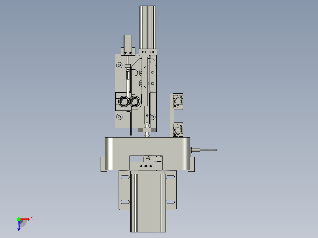 HG004-01-00悬臂进料俯视图