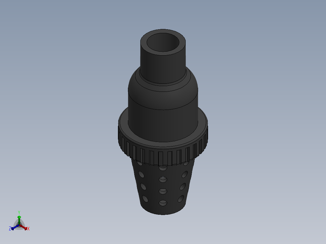 底阀(Bottom Valve)正等轴测图