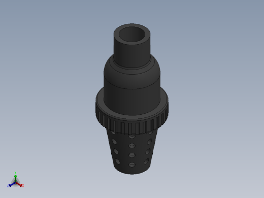 底阀(Bottom Valve)正等轴测缩略图