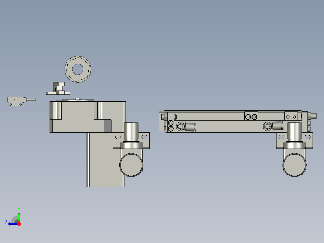 磁铁上料右视图