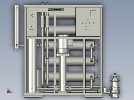 延迟焦化装置的污水过滤器前视缩略图
