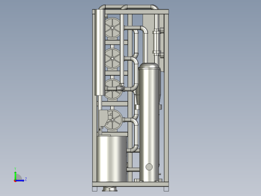 延迟焦化装置的污水过滤器左视缩略图