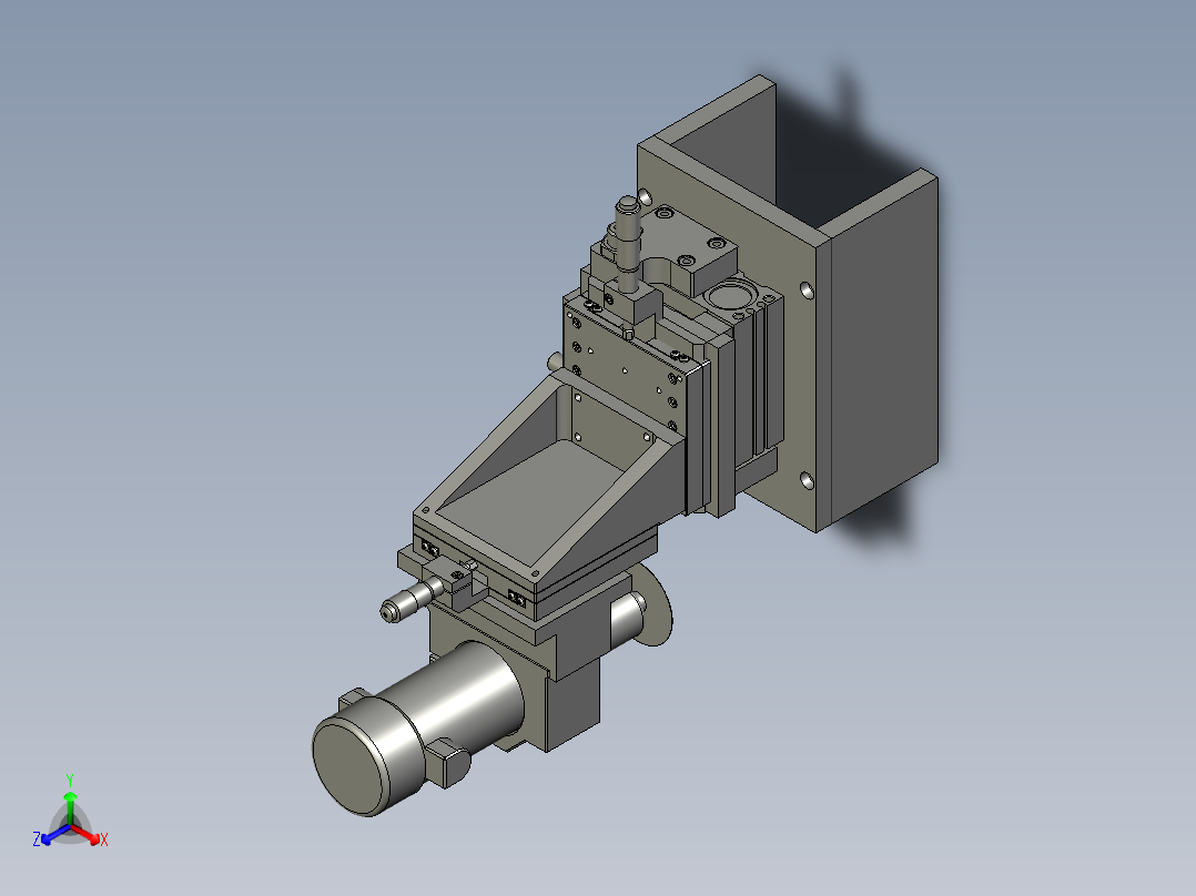 刀片切割主视图