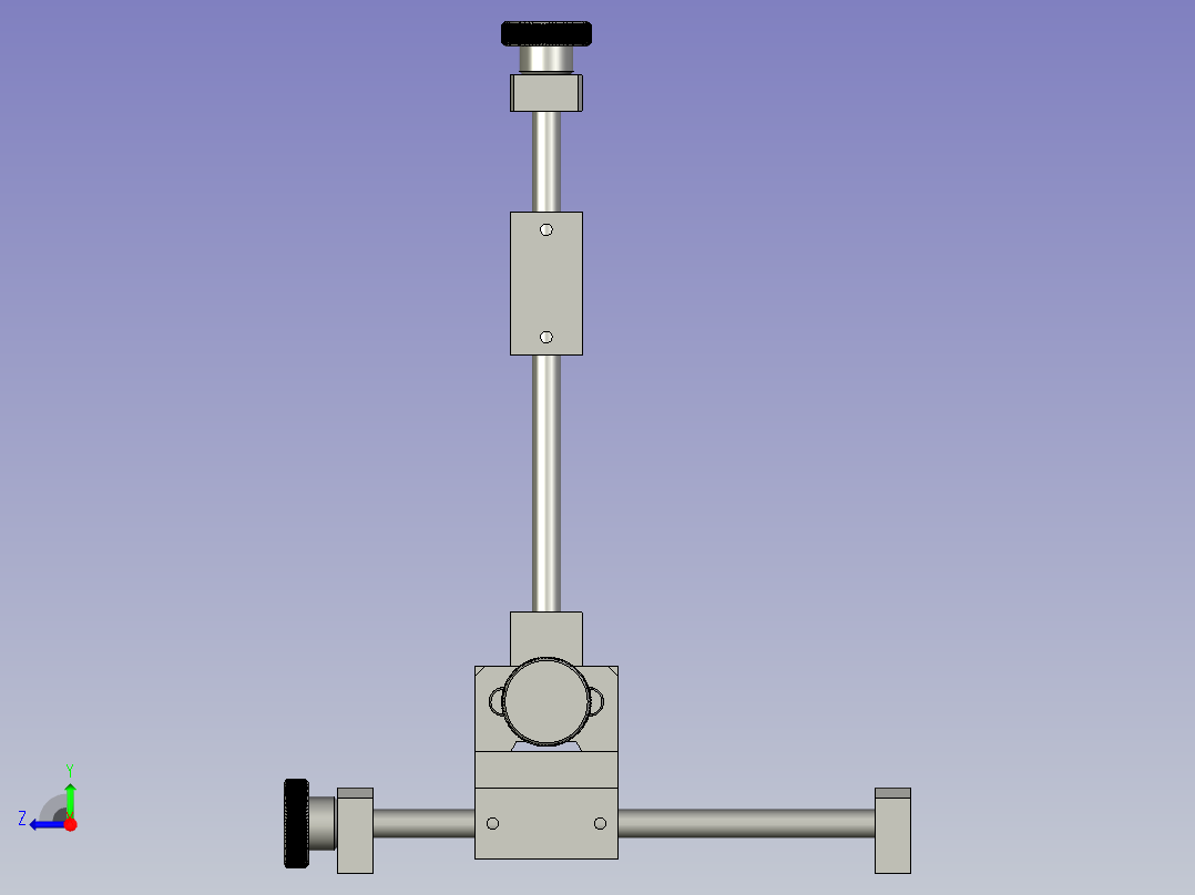 三维固定座右视图