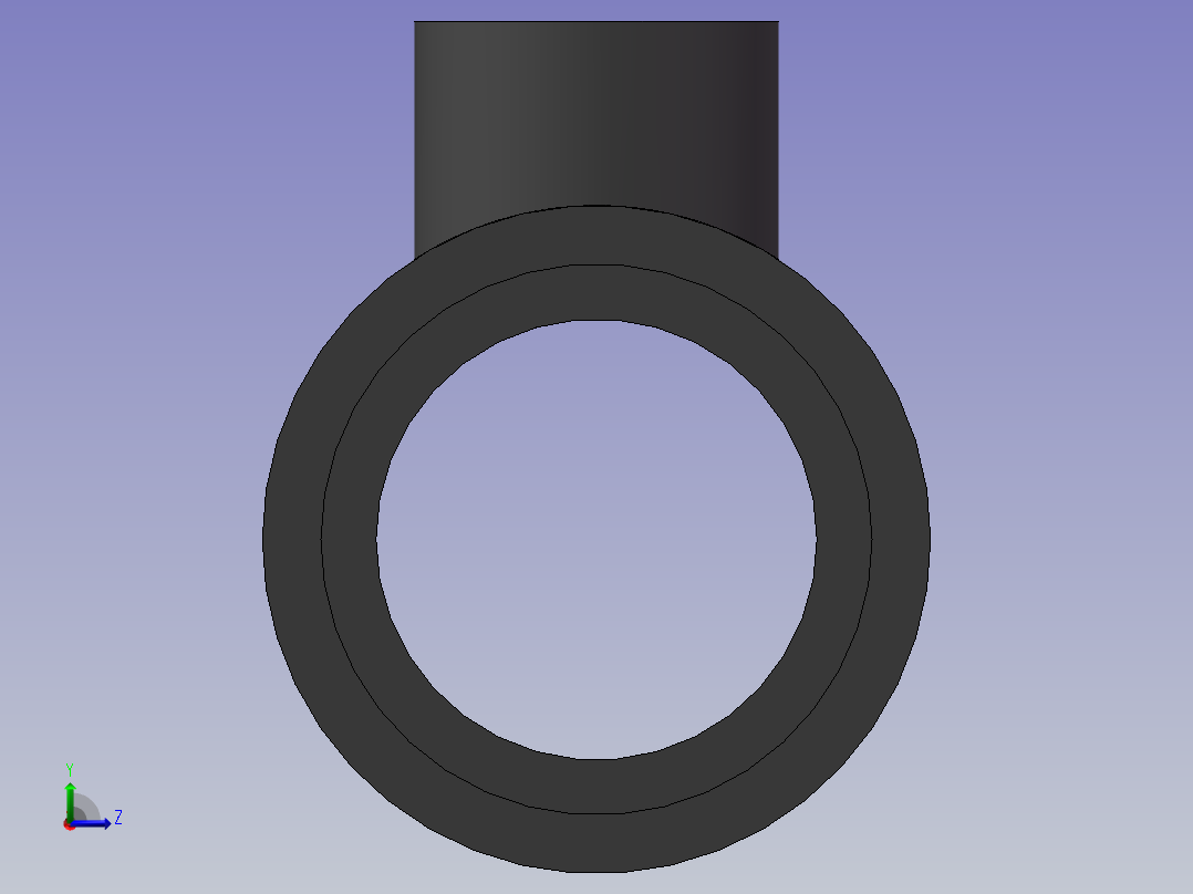 RTee_DN40_20_U-PVC左视图