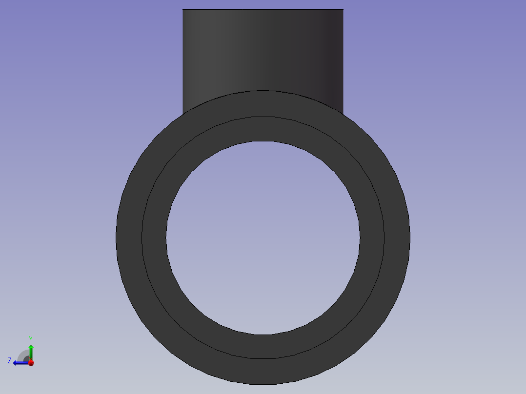 RTee_DN40_20_U-PVC右视图