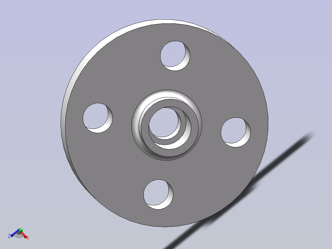 FLANGE_DN350_PN10_U-PVC主视图