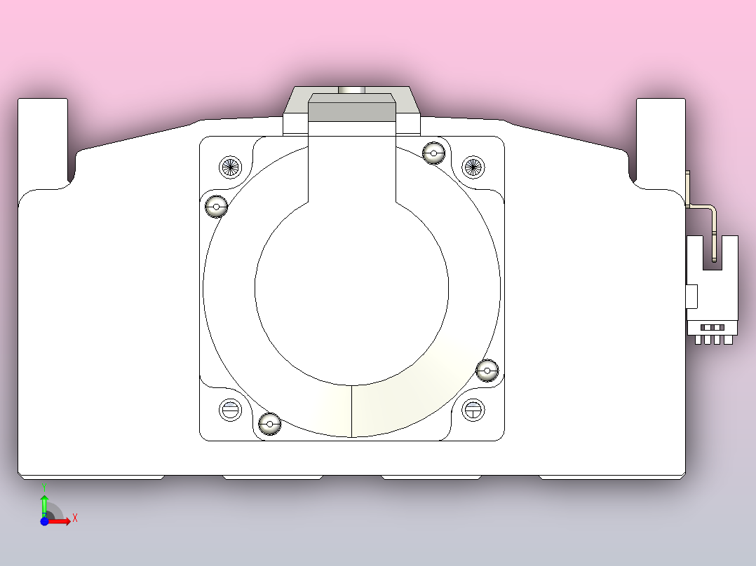 日规模组半封闭丝杆TPA-HNR-175D-2510C-L800-M-Y-P75-N3前视图