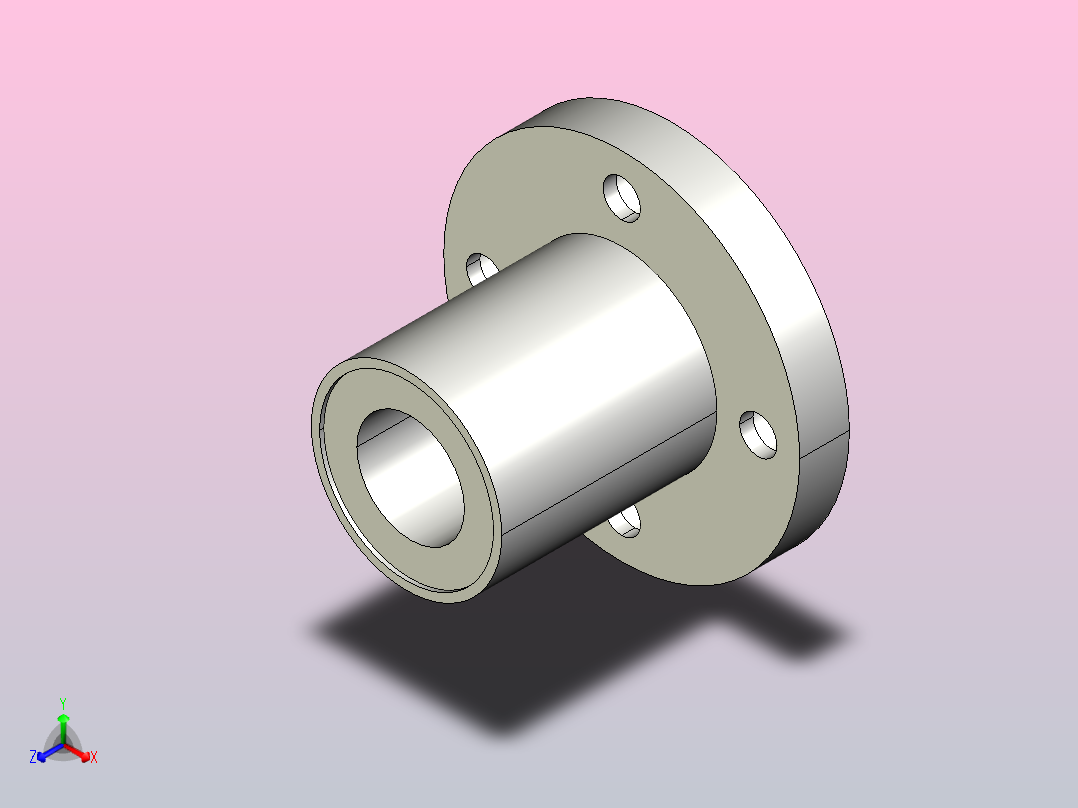 LMF亚洲标准型直线轴承_法兰式[LMF13UU]主视图