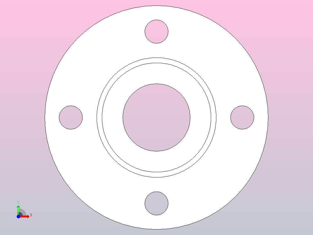 LMF亚洲标准型直线轴承_法兰式[LMF13UU]前视图