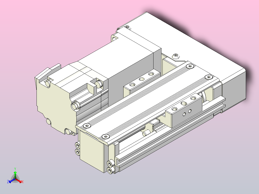 钢基模组TPA-KNR-4002C-100A1-ML-H1S0正等轴测图
