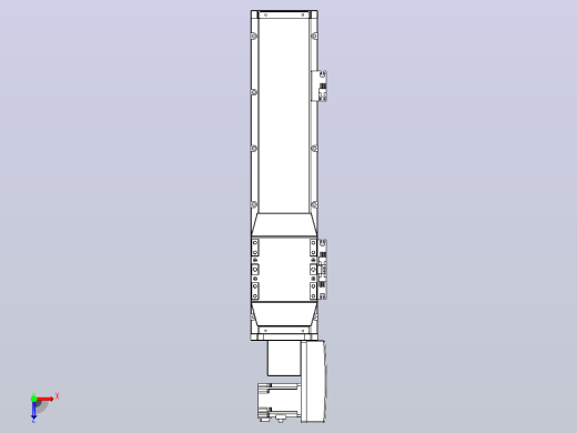 机器人皮带驱动直线轴TPA-GCB-120-P70-L300-QR-M20-N3俯视缩略图