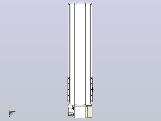 皮带直线轴半封闭可选导轨TPA-HNB-220D-176-L550-RP-Y-P1K-N3俯视缩略图