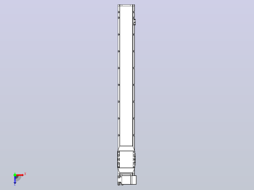 机器人皮带驱动直线轴TPA-GCB-150-P80-L1200-RP-M75-N3俯视缩略图
