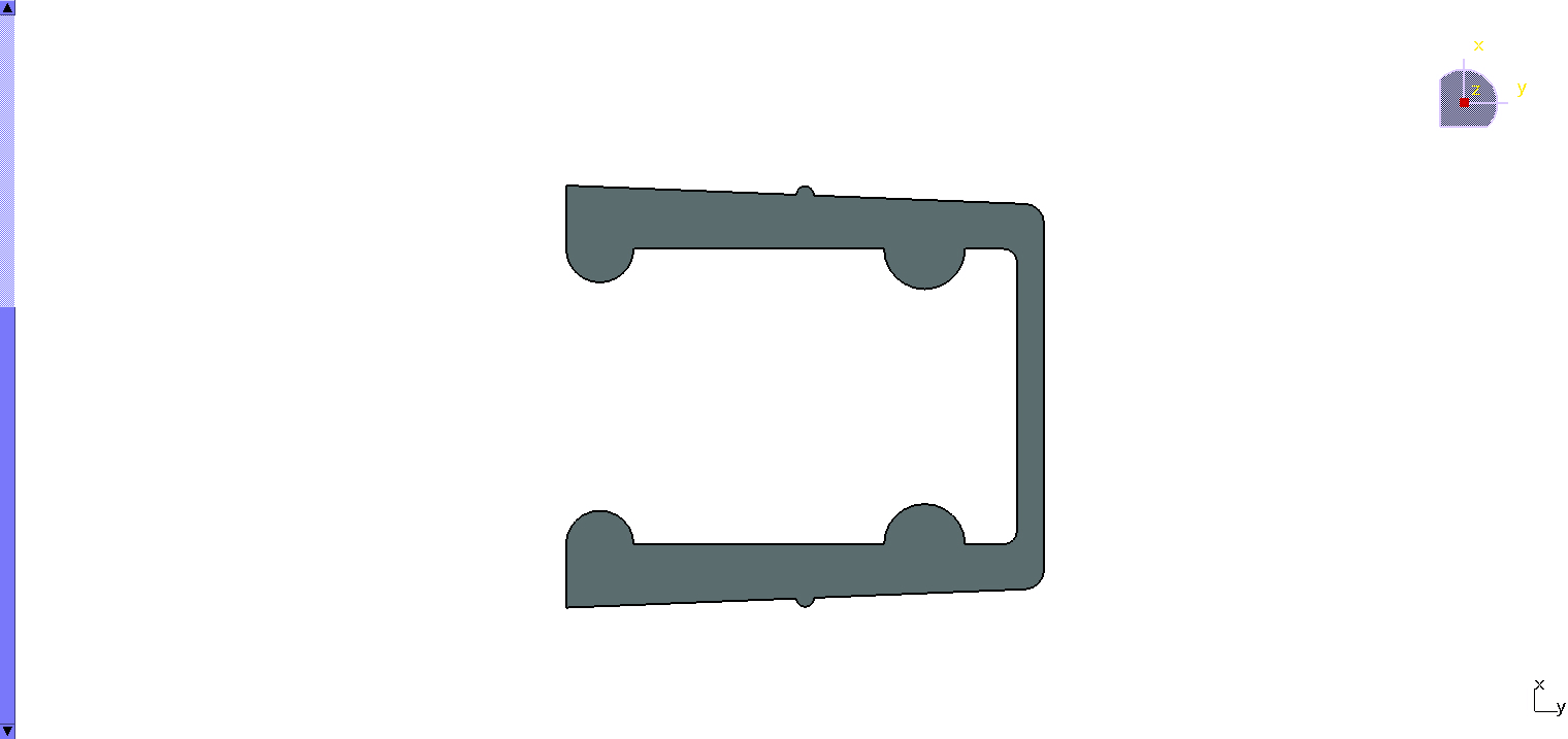 40X40型材槽封条HSCL8-B