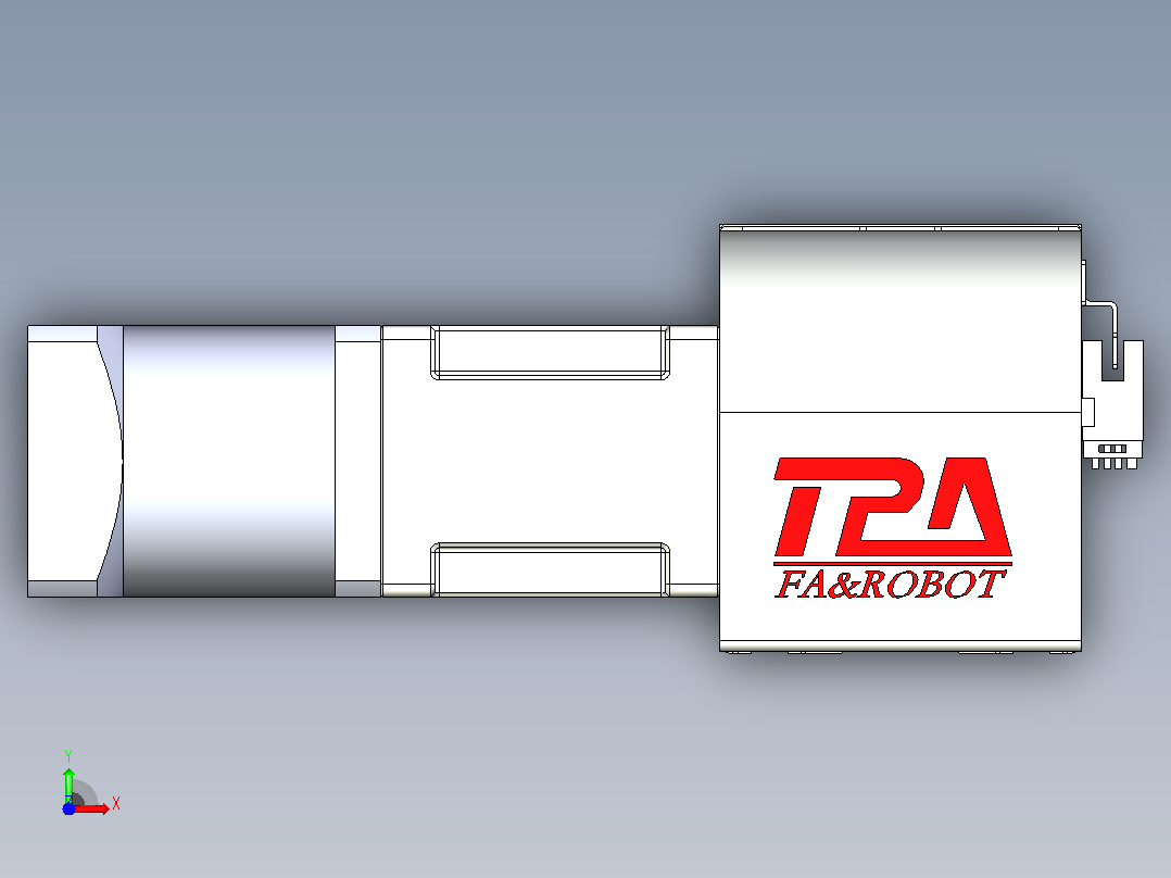 带式直线轴半闭式TPA-ONB-80-170-L2950-DL-J60-N3前视图