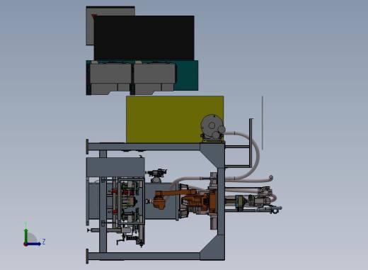 卫生巾生产线左视缩略图