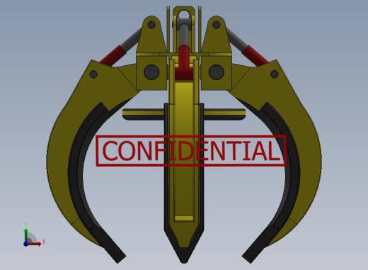 A61-液压抓手前视缩略图