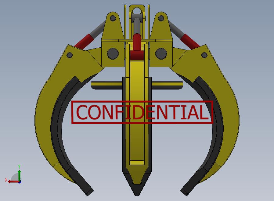 A61-液压抓手后视图