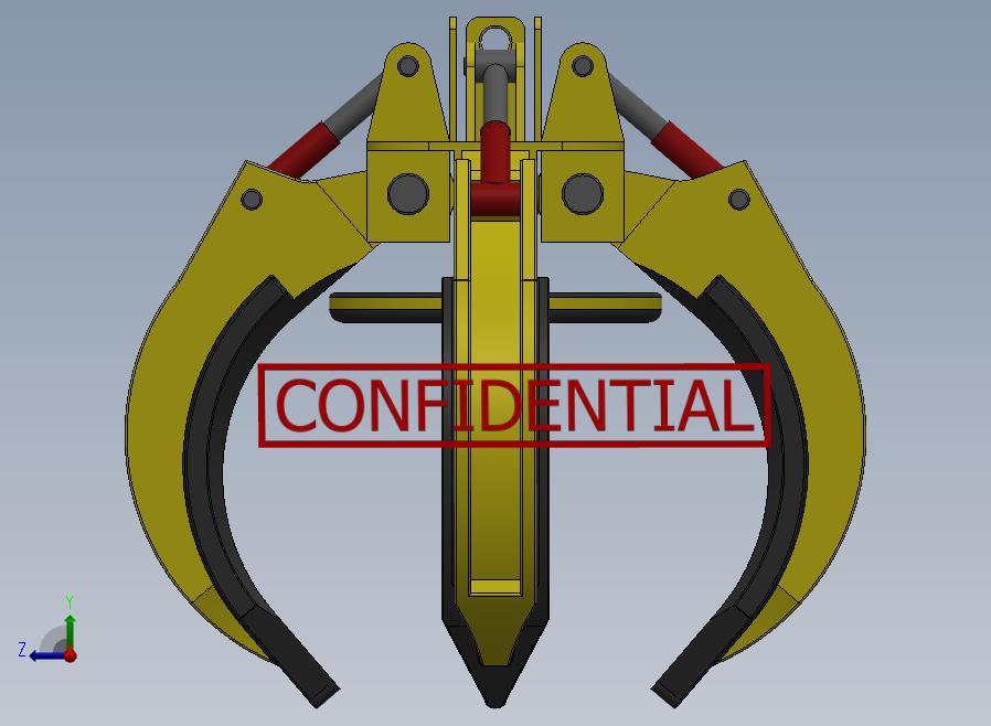 A61-液压抓手右视图