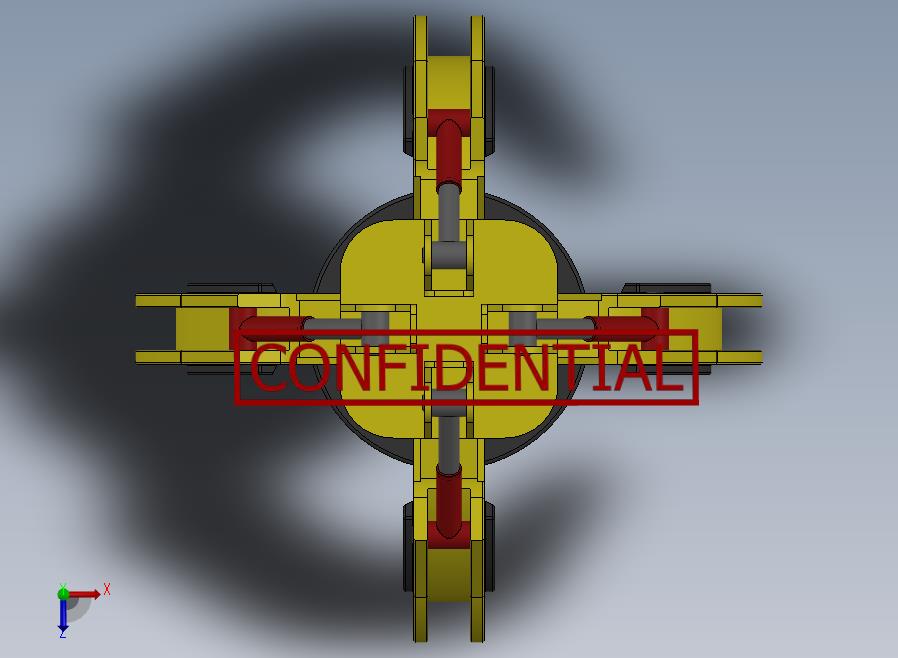 A61-液压抓手俯视图