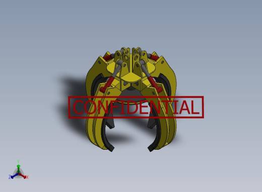 A61-液压抓手正等轴测缩略图