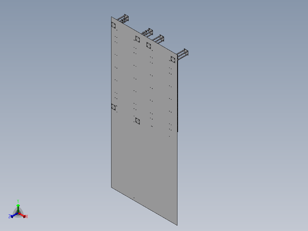 电镀生产线正等轴测图