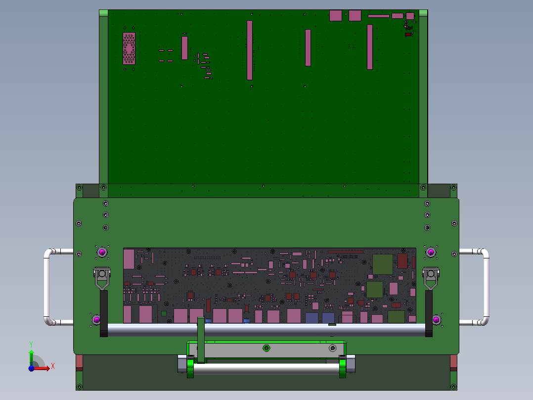 无线测试治具、line6长板无线治具前视图