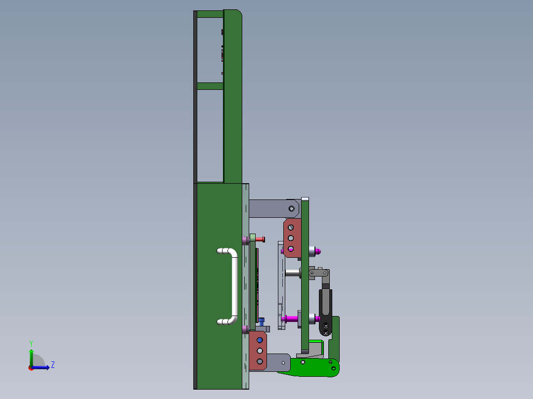 无线测试治具、line6长板无线治具左视图