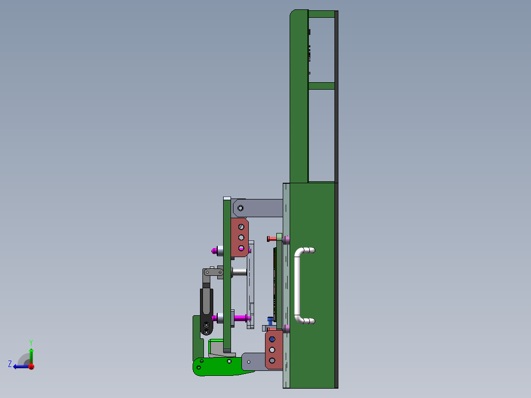 无线测试治具、line6长板无线治具右视图