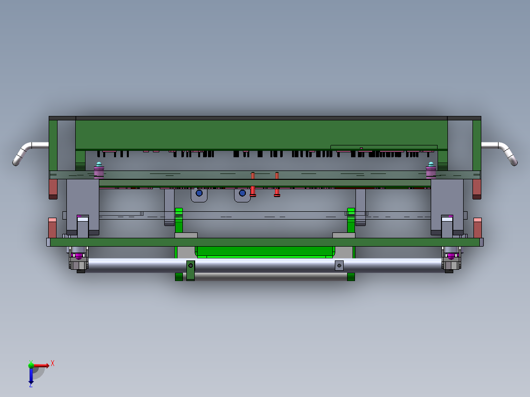 无线测试治具、line6长板无线治具俯视图