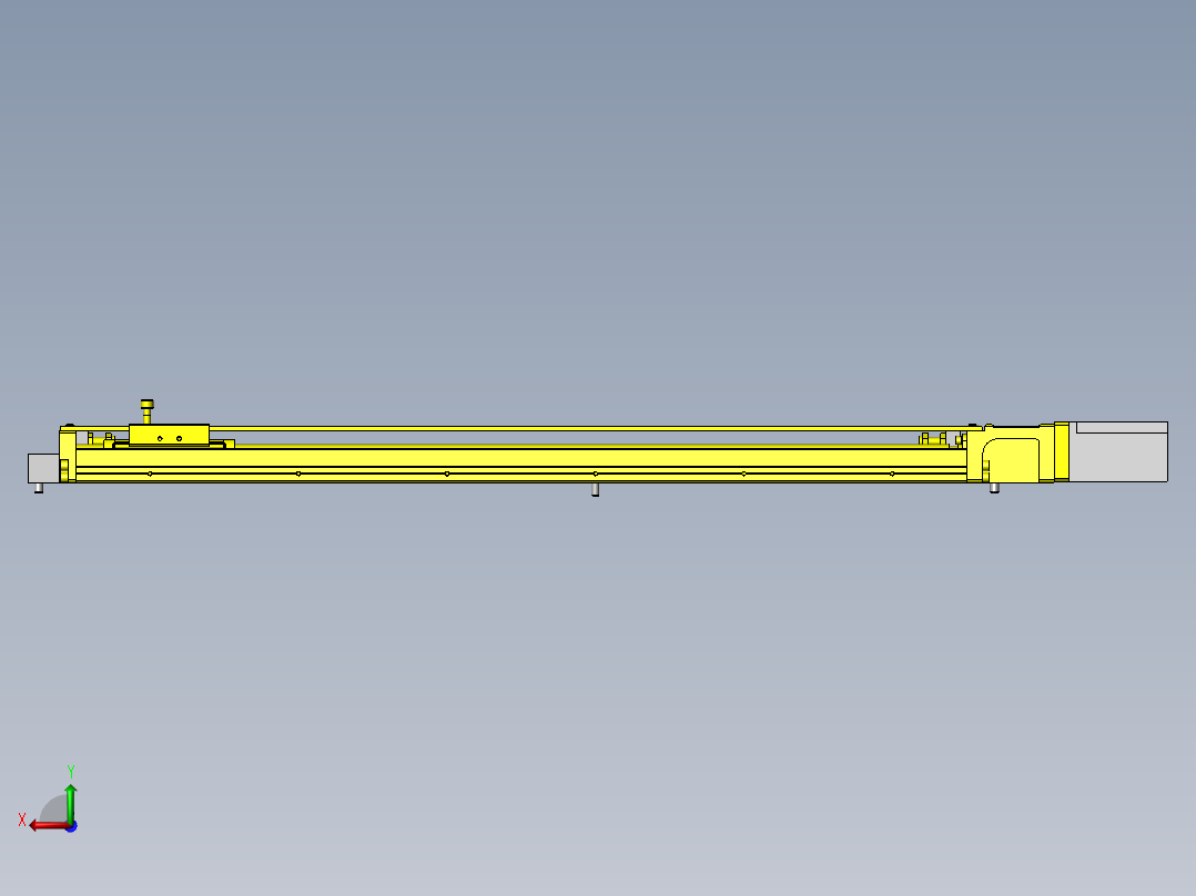 定位补偿用识别机构前视图