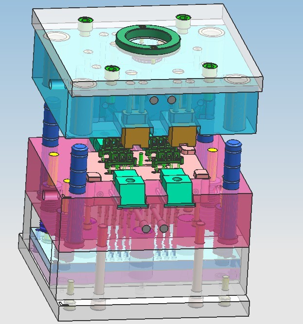 插座零件塑料注塑模具设计