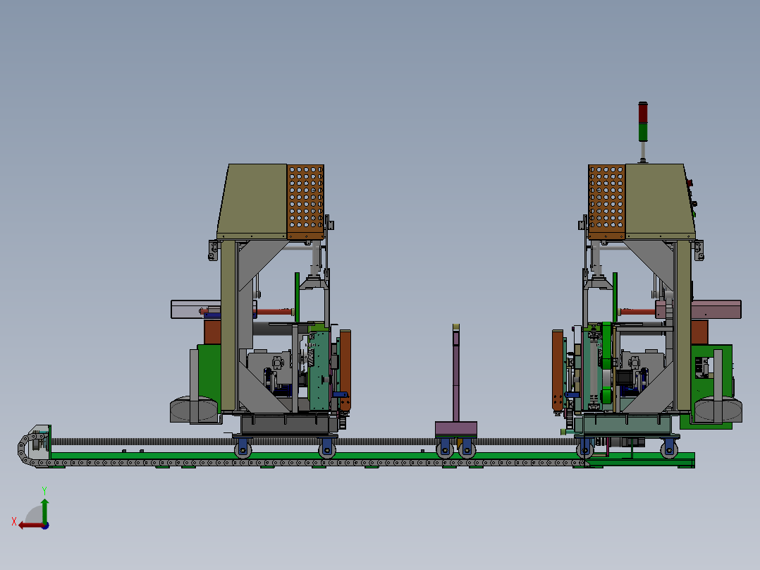 自动纸板捆扎机1.5米sw16可编辑后视图
