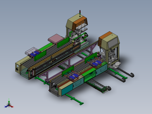 自动纸板捆扎机1.5米sw16可编辑正等轴测缩略图