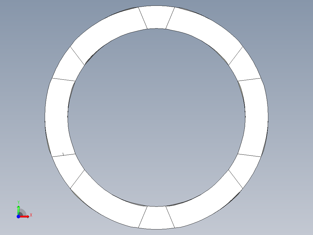 波纹弹簧前视图