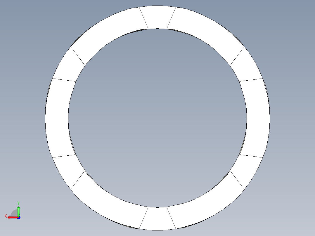 波纹弹簧后视图