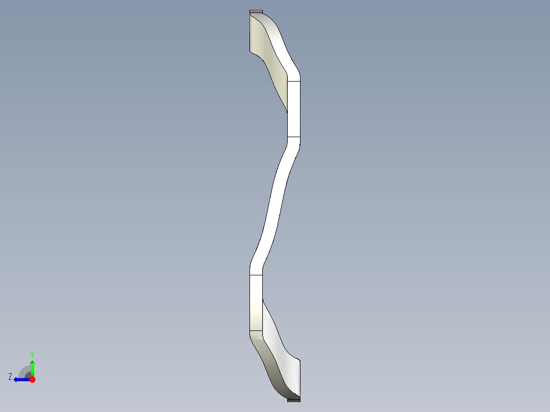 波纹弹簧右视图