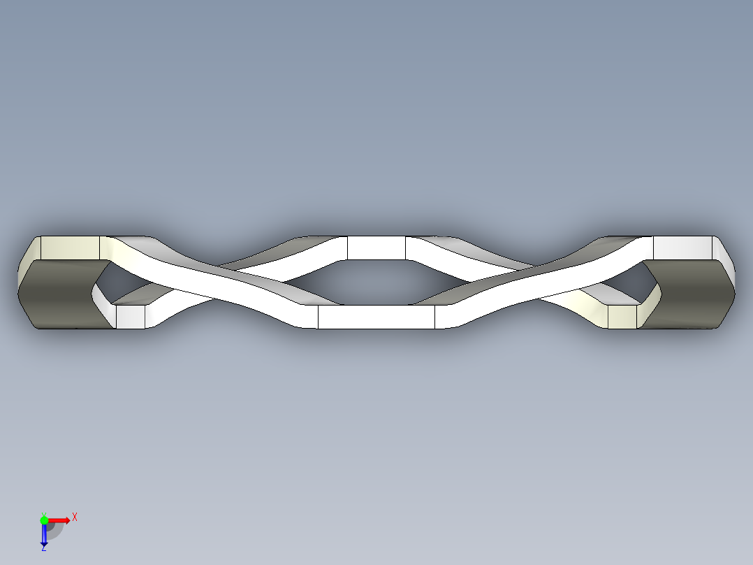 波纹弹簧俯视图