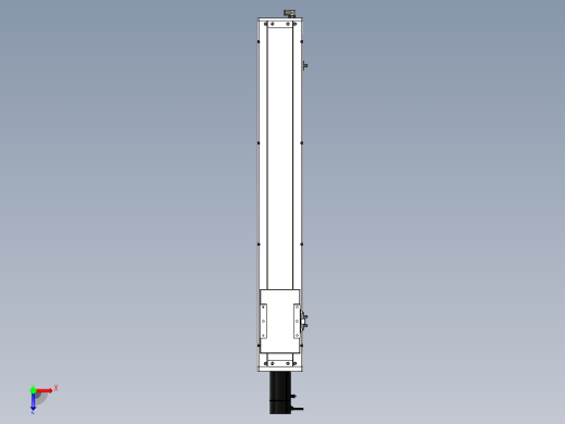 Toyo东佑达直线模组-ECH14-750-BC-200W+煞車俯视缩略图