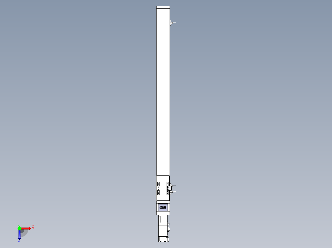 Toyo东佑达直线模组-ETH6M-BC-750-M10B俯视图