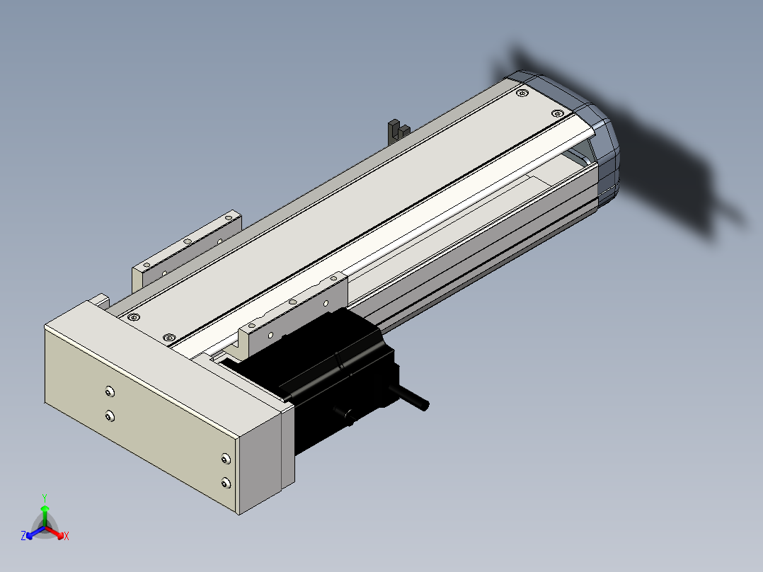 Toyo东佑达直线模组-ETH10-200-BL-200W正等轴测图