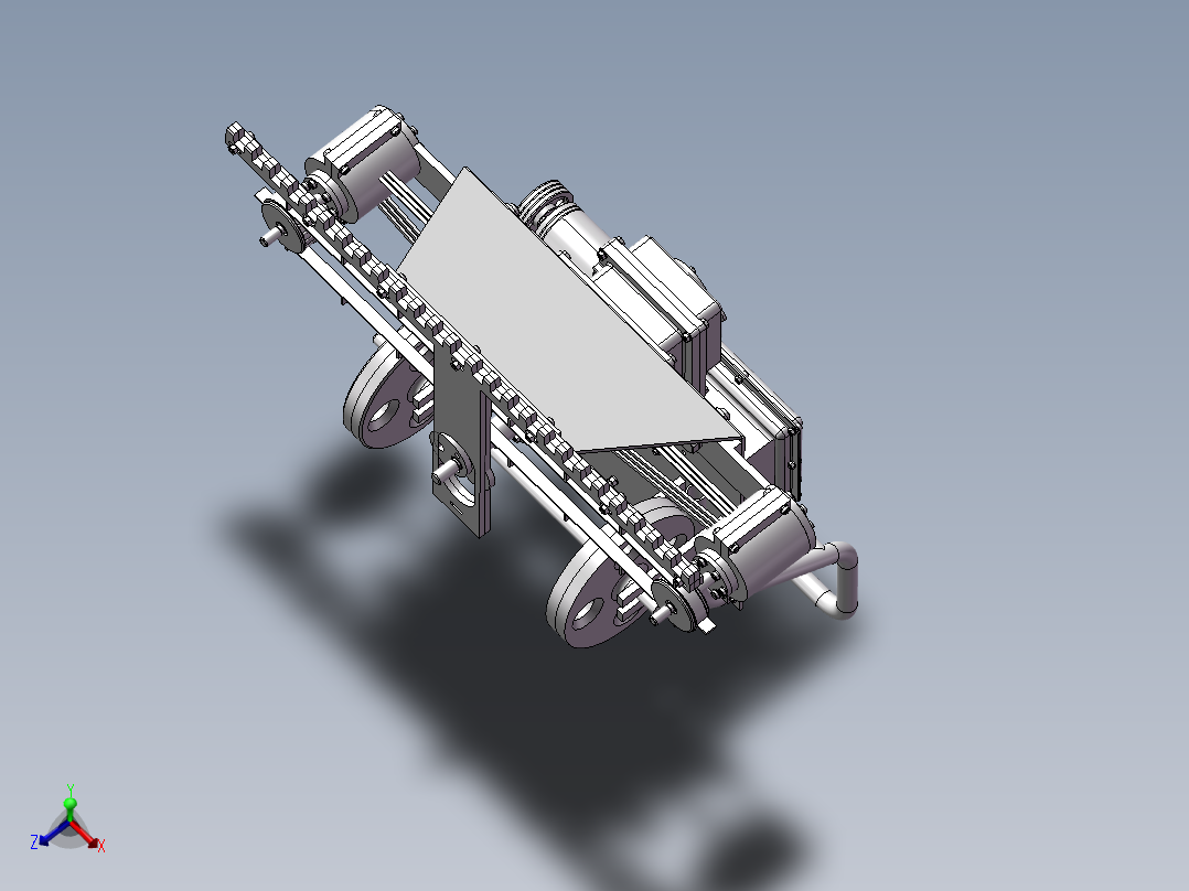 自走式草坪机结构设计和仿真【三维SW+CAD+说明书】