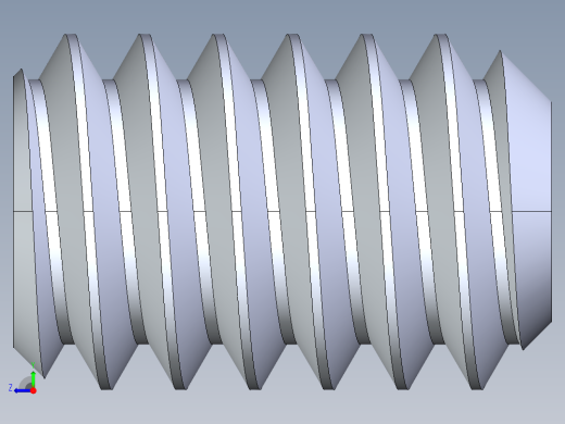 UNC 平头紧定螺钉-UNC SET SCREW 2-58 x 3.18.STEP右视缩略图