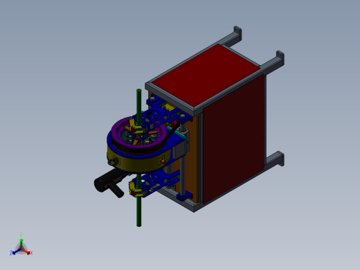 166全自动数控弯管机床正等轴测缩略图