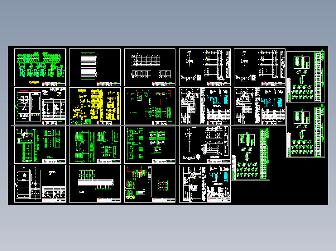 10KV标准图集CAD版本，可以编辑